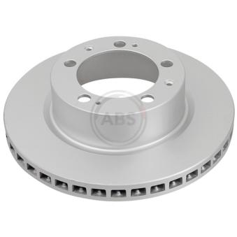 Jeu de 2 disques de frein avant A.B.S. 16115 pour PORSCHE 911 3.6 Carrera - 250cv