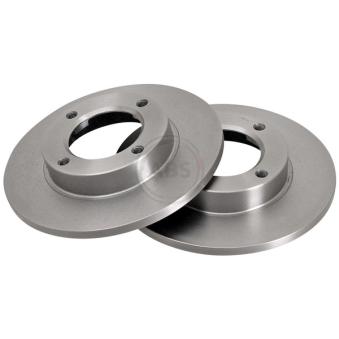 Jeu de 2 disques de frein avant A.B.S. 16126 pour DAIHATSU HIJET 0.8 - 39cv