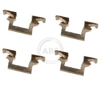 Kit d'accessoires, plaquette de frein à disque A.B.S. 1614Q pour INFINITI FY33 4.1 - 278cv