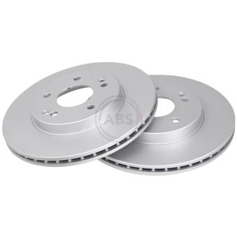 Jeu de 2 disques de frein avant A.B.S. OEM 2024210912
