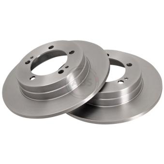 Jeu de 2 disques de frein arrière A.B.S. 16207 pour BMW X1 2.0 i 16V 4x4 - 150cv