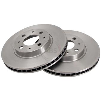 Jeu de 2 disques de frein avant A.B.S. OEM 2715902