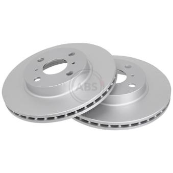 Jeu de 2 disques de frein avant A.B.S. 16234 pour FORD TRANSIT 1.6 - 110cv