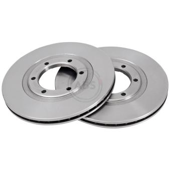 Jeu de 2 disques de frein avant A.B.S. 16268