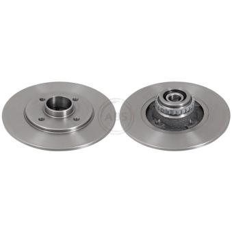 Jeu de 2 disques de frein arrière A.B.S. OEM 7701204302