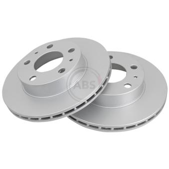 Jeu de 2 disques de frein avant A.B.S. 16292 pour FORD TRANSIT CONNECT 2.0 - 110cv