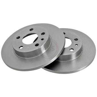 Jeu de 2 disques de frein arrière A.B.S. [16313]