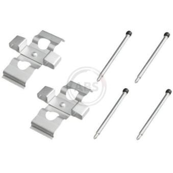 Kit d'accessoires, plaquette de frein à disque A.B.S. 1635Q pour MERCEDES-BENZ CLASSE E E 320 - 220cv
