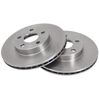 Jeu de 2 disques de frein avant A.B.S. 16362 pour CHEVROLET BERETTA 3.1 LT - 140cv