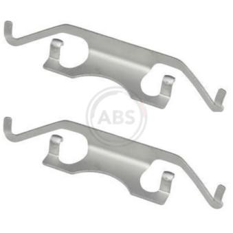 Kit d'accessoires, plaquette de frein à disque A.B.S. 1640Q pour INNOCENTI MINI 3.6 - 294cv