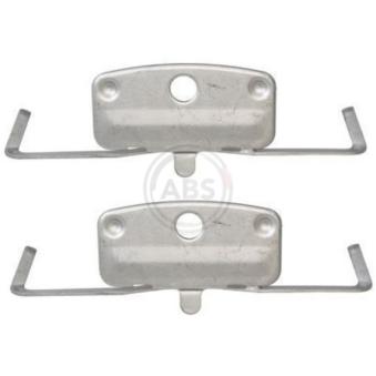 Kit d'accessoires, plaquette de frein à disque A.B.S. 1644Q pour BMW Série 3 330 d - 231cv