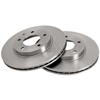 Jeu de 2 disques de frein avant A.B.S. OEM B01C3325X