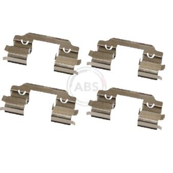 Kit d'accessoires, plaquette de frein à disque A.B.S. 1648Q pour LOTUS ESPRIT 325 i - 218cv