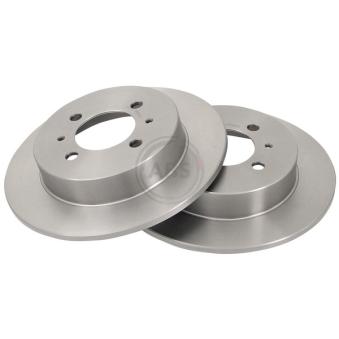Jeu de 2 disques de frein arrière A.B.S. 16499 pour NISSAN ALMERA 1.4 GX.LX - 75cv