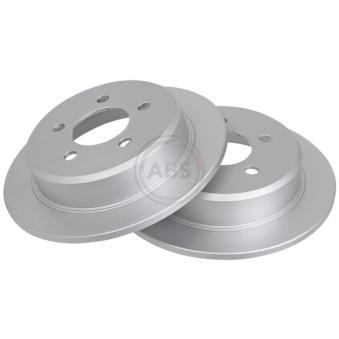 Jeu de 2 disques de frein arrière A.B.S. [16557]