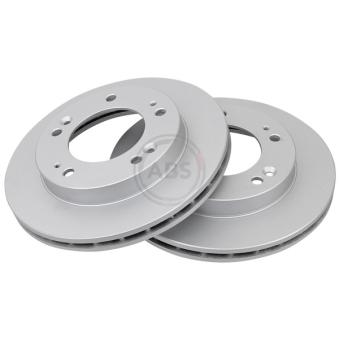Jeu de 2 disques de frein avant A.B.S. [16604]