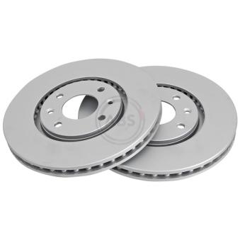 Jeu de 2 disques de frein avant A.B.S. 16649