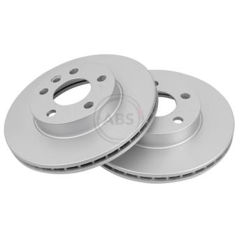 Jeu de 2 disques de frein avant A.B.S. [16657]