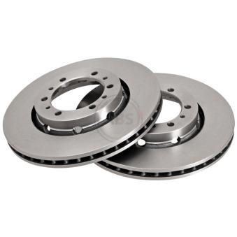 Jeu de 2 disques de frein avant A.B.S. OEM MB895730