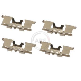 Kit d'accessoires, plaquette de frein à disque A.B.S. [1677Q]