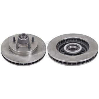 Jeu de 2 disques de frein avant A.B.S. 16814 pour FORD S-MAX 1.6 - 160cv