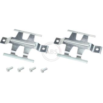 Kit d'accessoires, plaquette de frein à disque A.B.S. 1687Q pour MERCEDES-BENZ SPRINTER 616 CDI - 156cv