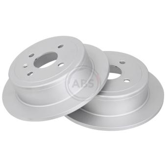 Jeu de 2 disques de frein arrière A.B.S. 16928 pour DAEWOO NUBIRA 1.6 - 103cv