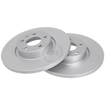 Jeu de 2 disques de frein avant A.B.S. 16949 pour ALFA ROMEO 156 1.6 16V TS - 112cv