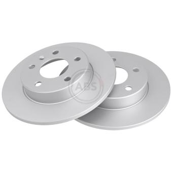 Jeu de 2 disques de frein arrière A.B.S. 16955 pour JAGUAR XF 1.6 CDTi - 110cv