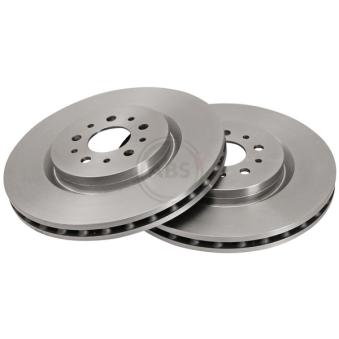 Jeu de 2 disques de frein avant A.B.S. 17008 pour ALFA ROMEO SPIDER 3.0 V6 24V - 220cv