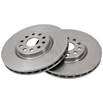 Jeu de 2 disques de frein avant A.B.S. 17014 pour ALFA ROMEO 166 2.4 JTD - 175cv