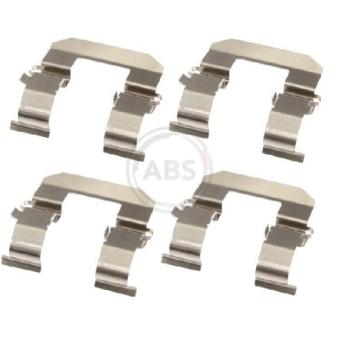 Kit d'accessoires, plaquette de frein à disque A.B.S. [1704Q]