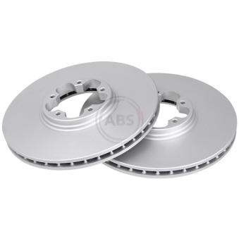 Jeu de 2 disques de frein avant A.B.S. 17115 pour FORD KUGA 2.4 TD - 75cv
