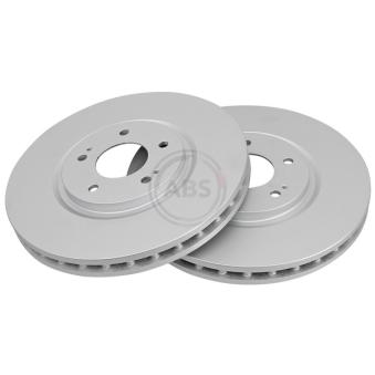Jeu de 2 disques de frein avant A.B.S. [17127]
