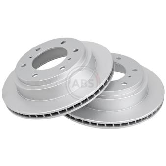 Jeu de 2 disques de frein arrière A.B.S. 17130 pour MITSUBISHI PAJERO 3.2 4WD - 192cv