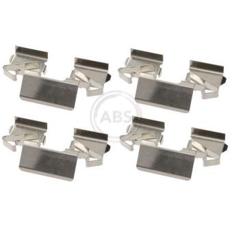 Kit d'accessoires, plaquette de frein à disque A.B.S. [1714Q]