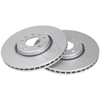 Jeu de 2 disques de frein avant A.B.S. 17150 pour JAGUAR XF 1.6 CDTi - 110cv