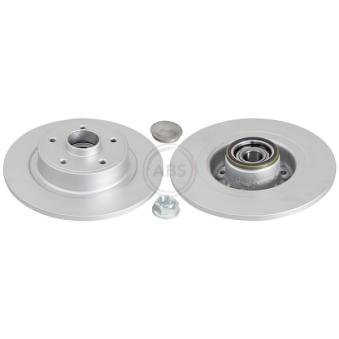 Jeu de 2 disques de frein arrière A.B.S. 17155C pour KIA STONIC 1.9 DCI - 110cv