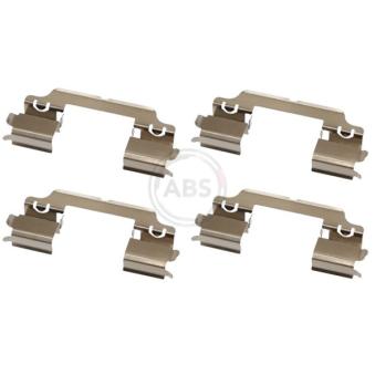 Kit d'accessoires, plaquette de frein à disque A.B.S. 1716Q