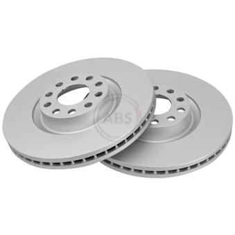 Jeu de 2 disques de frein avant A.B.S. [17239]