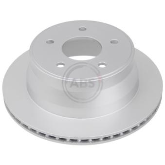 Jeu de 2 disques de frein arrière A.B.S. 17284 pour CHEVROLET S10 4.3 4x4 - 193cv