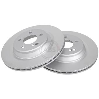 Jeu de 2 disques de frein arrière A.B.S. 17361 pour MERCEDES-BENZ CLASSE S S 55 AMG - 360cv