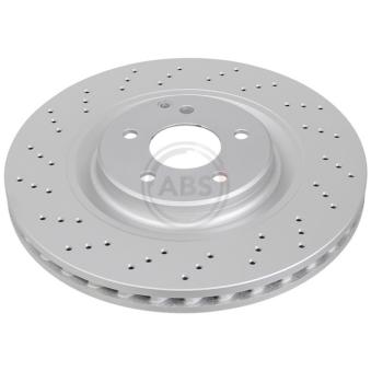 Jeu de 2 disques de frein avant A.B.S. OEM 2034210912