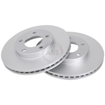 Jeu de 2 disques de frein avant A.B.S. 17430 pour MAZDA TRIBUTE 2.0 - 124cv