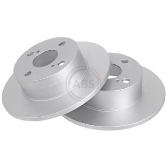 Jeu de 2 disques de frein arrière A.B.S. 17458 pour FORD FOCUS 1.6 16V - 110cv