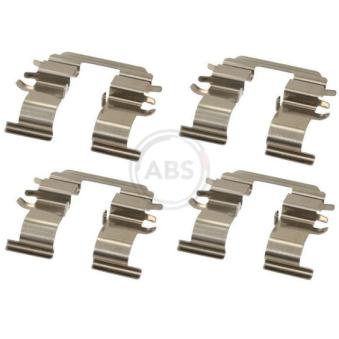 Kit d'accessoires, plaquette de frein à disque A.B.S. [1746Q]