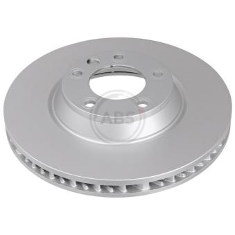 Disque de frein avant droit A.B.S. 17504 pour AUDI Q7 6.0 TDI quattro - 500cv