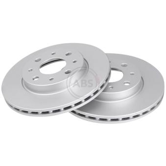 Jeu de 2 disques de frein avant A.B.S. OEM 1541803