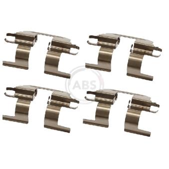 Kit d'accessoires, plaquette de frein à disque A.B.S. [1753Q]