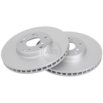 Jeu de 2 disques de frein avant A.B.S. 17560 pour HONDA INTEGRA 2.0 - 160cv